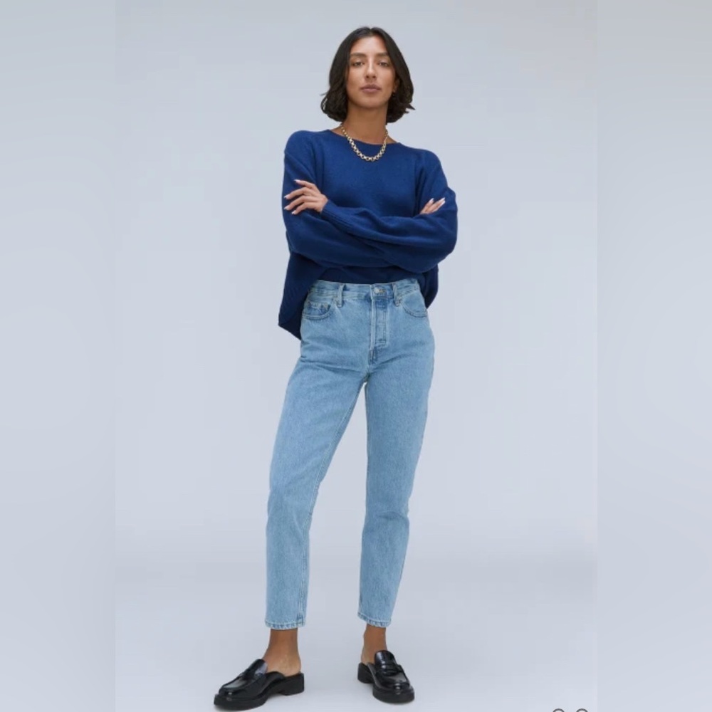 Everlane Straight Leg Mom Jeans